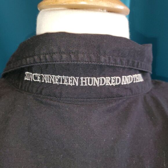 Charcoal Harley-Davidson button up long sleeve 100% Cotton Shirt 3XL - Picture 4 of 6